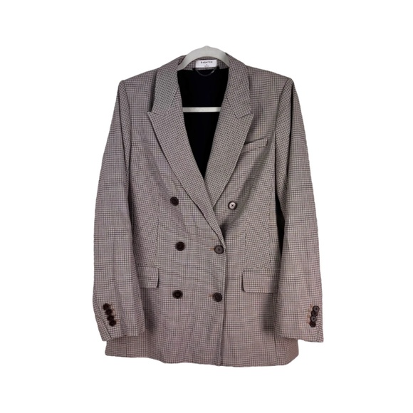 Babaton | 6 | Samuel Double-breasted Blazer | Houndstooth | Business Casual - Picture 1 of 15